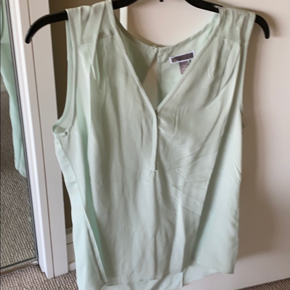 Women’s 100% Silk V Neck Sleeveless Shirt—NWT